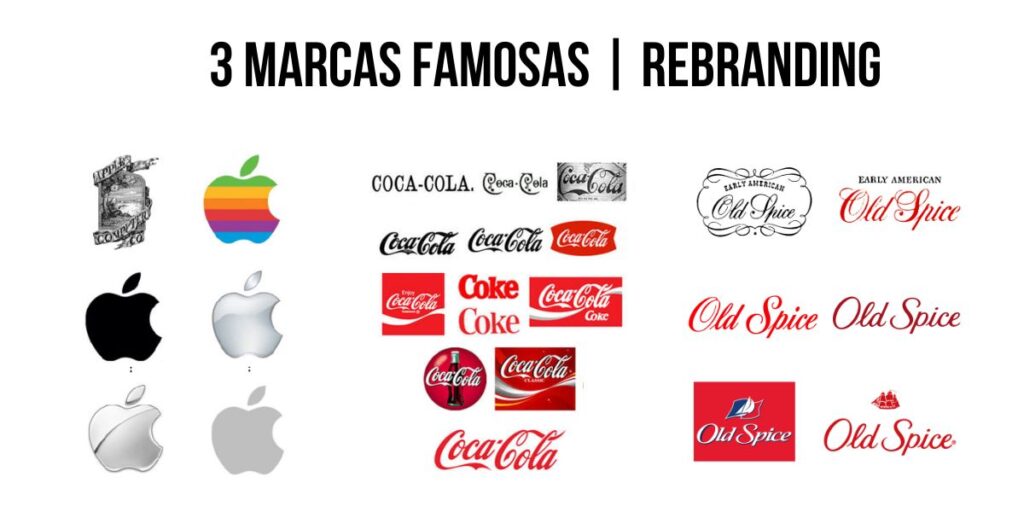 3 marcas famosas rebranding