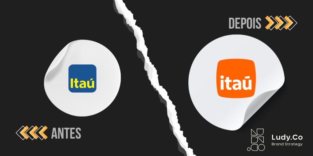 Rebranding em marcas tradicionais Itaú