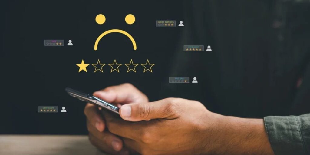 Google avaliação ocultar buscas negativas